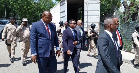 Le Conseiller Présidentiel Fritz Alphonse Jean a rendu une visite de courtoisie au Parc Industriel Métropolitain
