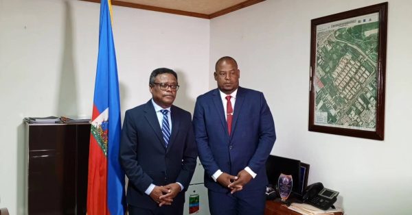 Visite du président Fritz Alphonse Jean